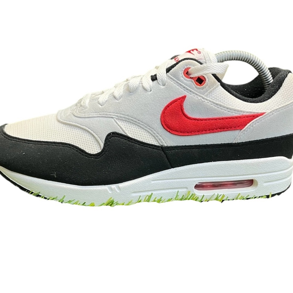 Nike Air Max 1 Chili 2.0 FD9082-101 White University Red Bred Mens Size 9.5 - Picture 3 of 8